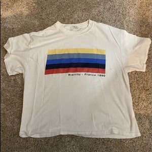 Brandy Melville Biarritz France T shirt